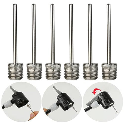 3/6pcs Balls Pumps Inflation Needle Replacement Stainless Steel Air Pumps Needle Basketball Inflating Pins