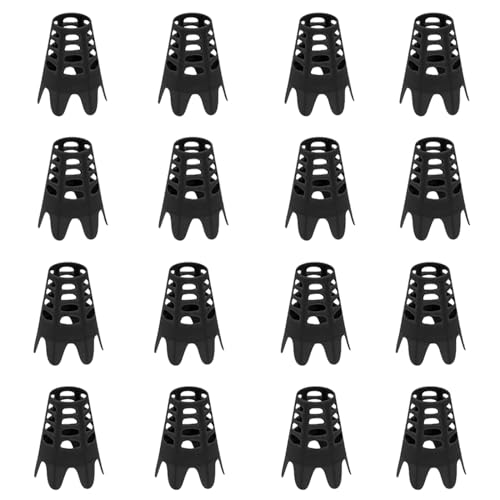 Golf Simulator Tees, Indoor Golf Tees for Simulator, Plastic Practice Golf Mat Tees for Winter Turf and Driving Range - color: Black