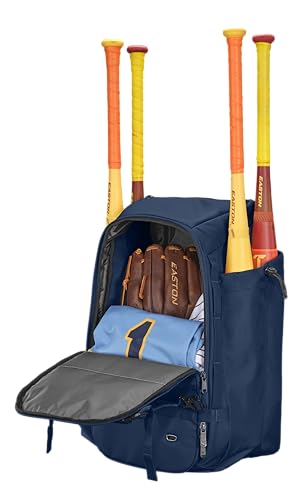 Easton Easton | Walk-off Ethos Backpack Equipment Bag | Baseball & Softball | Multiple Colors - color: Navy