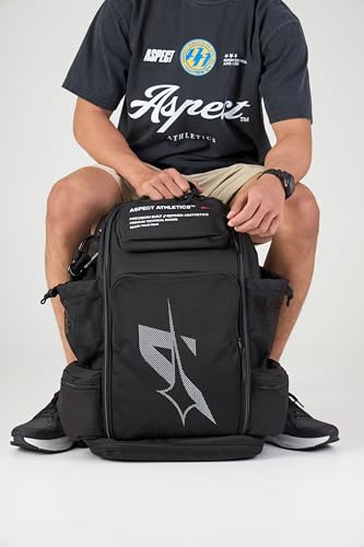 Combat Backpack Gym Bag – 42L MMA, Muay Thai, BJJ & Boxing Training Backpack with Wet/Dry Compartment, Shoe Pocket & Ergonomic Straps