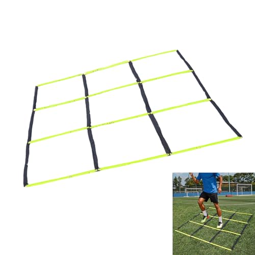 Multifunctional 9 Grids Agility Ladder for Sports Training Fitness and Footworks Drill Agility Train Enduring Adjusted Speed Training - color: B