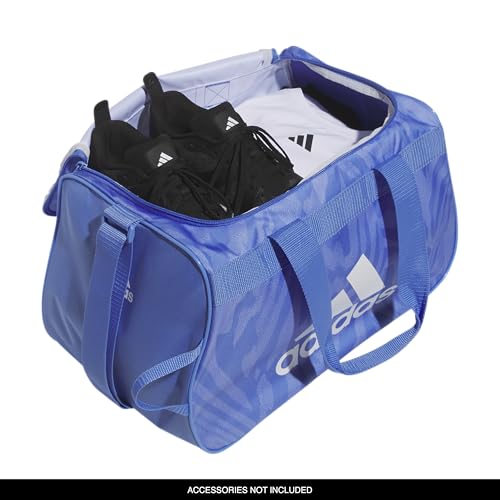 adidas Power Gym Bag – Lightweight Small Duffel - color: Lightwave Blue Fusion/White/Diablo