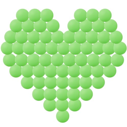 120 Pack Colored Ping Pong Balls, 40mm Table Tennis Balls, Beer Ping Pong Games Fun Arts, Cat, DIY Intellectual Development Tools, Party Decoration Balls - color: Green