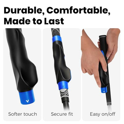 Golf Grip Trainer for Right-Handed Golfers, Golf Swing Training Aid for Proper Hand Position, Grip Pressure, Tempo & Muscle Memory, Indoor Practice & Warm Up, Golf Gifts for Men - size: Golf Grip Trainer