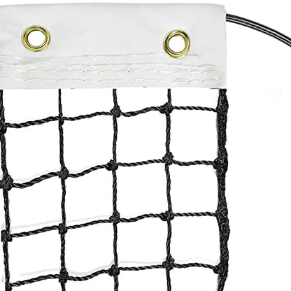 Aoneky 42' Twisted Knotted Poly Outdoor Replacement Professional Tennis Court Net