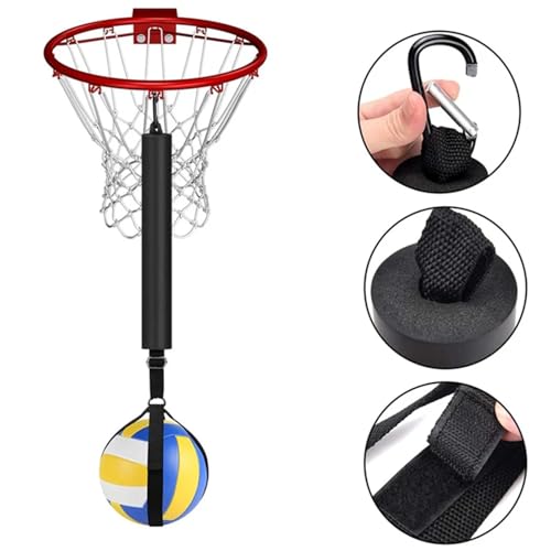 Volleyball Spike Trainer 1/6pcs Volleyball Spike Trainer with Adjustable Belt Training Aid Practice Indoor Outdoor Train Supplies for Beginners Solo Training