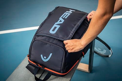 HEAD Pro Backpack 28L (2R) Tennis Backpack - Holds 2 Racquets, Shoe Compartment, Travel Sports Bag