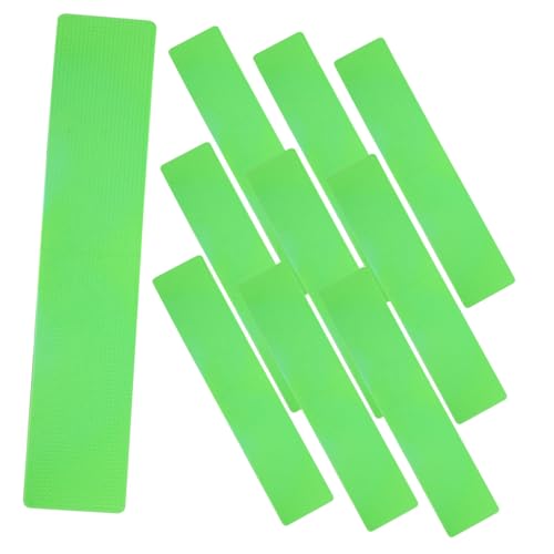 GANAZONO Court Marking Lines Sports Training Carpet Marker Cones Sports Football Training Signs Training Supplies - color: Green