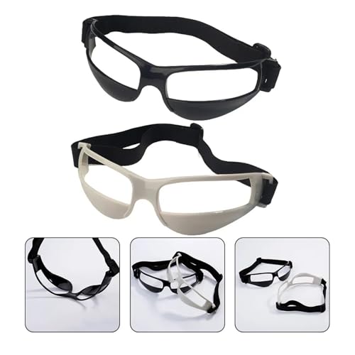 Dribbling Goggles Basketball 4PCS Comfortable Training Glasses - Lightweight PC Frame Enhance Ball Control Vision