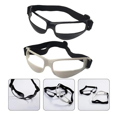 Dribbling Goggles Basketball 4PCS Comfortable Training Glasses - Lightweight PC Frame Enhance Ball Control Vision