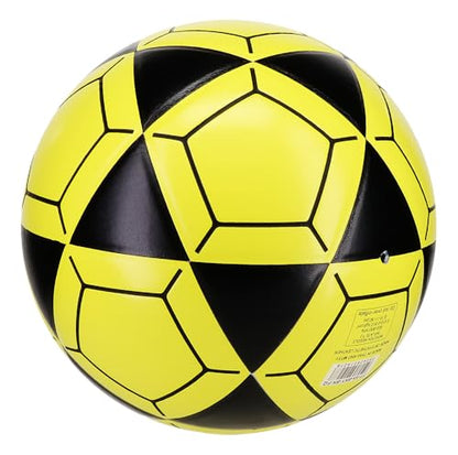 Mikasa FT5A-BKY-BK Goal Master Soccer Ball, Black/Yellow, Size 5(FIFA Quality/Foot Volleyball)