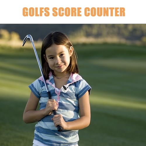 Golf Score Counter Hat Clip Stroke Counter Keeper Portable Lightweight Golf Accessories for Men Women Outdoor Score Tally Training Aid