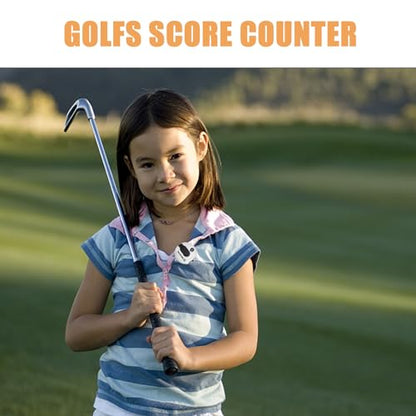 Golf Score Counter Hat Clip Stroke Counter Keeper Portable Lightweight Golf Accessories for Men Women Outdoor Score Tally Training Aid