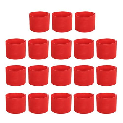 PATIKIL Soccer Captain Armband, Captain Arm Bands for Soccer Elastic Captain Arm Band Sports Captain Armbands for Youth Adult Football Team Training - color: Red