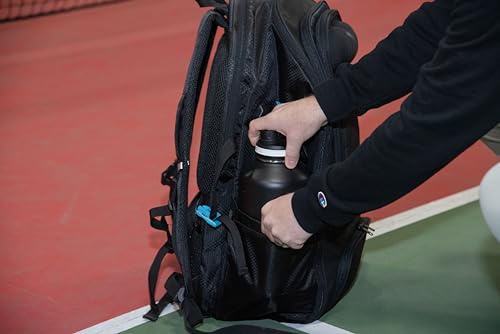 Hoopis Extra-Large Pickleball Travel Backpack – Carry-On Size Tournament Bag – Fits 4–6+ Paddles – Oversized Gear Bag with Shoe Compartment – NOT a Standard Backpack