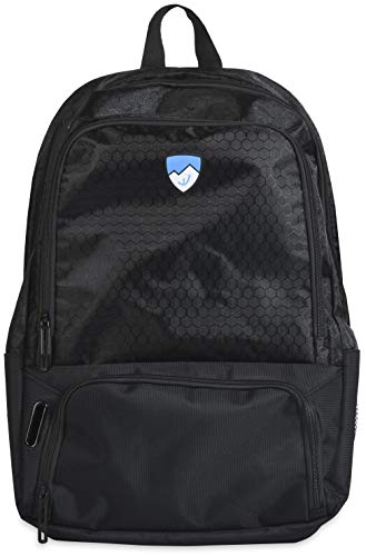 Hard Work Sports Soccer Backpack with Ball Holder, Soccer Bag with Separate Cleat Compartment