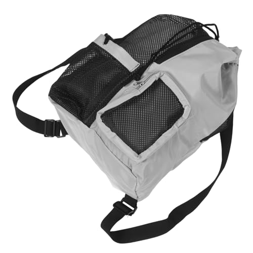 Baluue Draw Swimming Bag Back Draw Back Swimming Mesh Bag Swim Mesh Bag Beach Bag Back Swimsuit Bags Swim Back - color: Grey