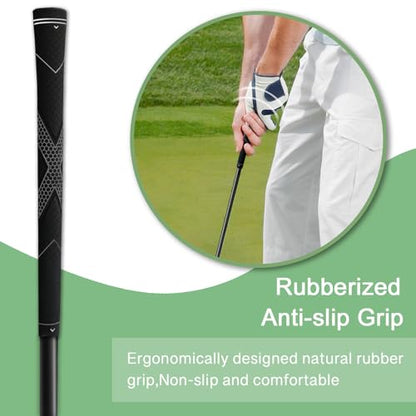 HVY Golf Swing Trainer,Golf Swing Training Aid for Improve Strength Tempo Balance and Flexibility,Golf Warm-Up Stick for Indoor&Outdoor Practice Chipping Hitting Golf Training Aid