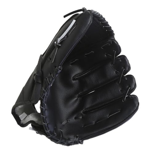 LIOOBO PU Thickened Baseball Glove for Pitcher Training Mitt with Impact-Resistant PU Flexible Infield Catcher Glove for Beginner Youth Practice