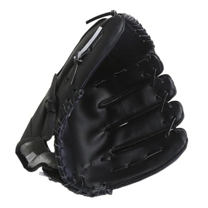 LIOOBO PU Thickened Baseball Glove for Pitcher Training Mitt with Impact-Resistant PU Flexible Infield Catcher Glove for Beginner Youth Practice