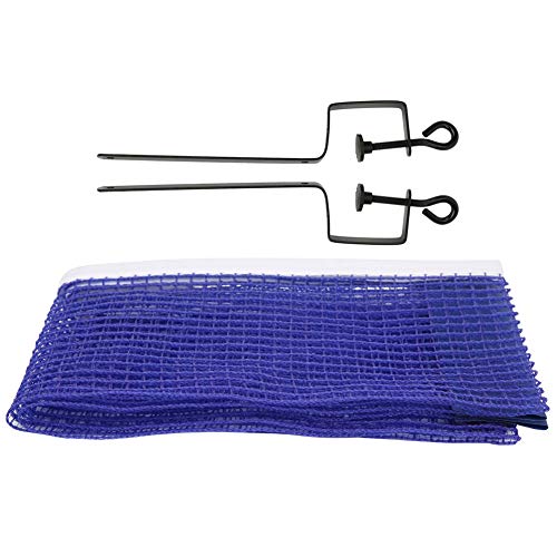 Table Tennis Net Replacement with Fixing Bracket, PingPong Net for Any Table, Portable Tennis Table PingPong Practice Net Sports Replacement Accessories for Family