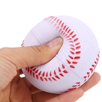 Soft Foam Baseballs Practice Training Ball for Beginners Squeeze Ball Safe Throwing Catching Batting