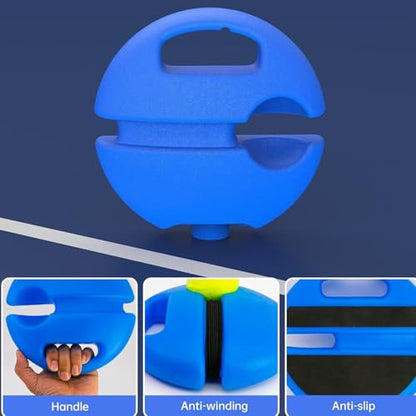 2026 New Solo Tennis Trainer Rebound Ball, Tennis Ball Training Baseboard, Portable Tennis Movement Trainer for Home use, Multifunctional Tennis Solo Practice kit for Backyard