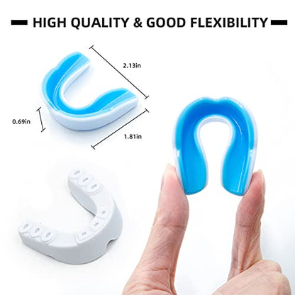 Kids Youth Mouth Guard for Sports, Boys Girls Mouthguard for Football Boxing MMA Lacrosse Basketball Taekwondo Karate Wrestling (5 Pack)