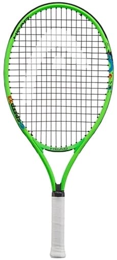 Head Speed 23 Inch Junior Tennis Racquet Bundled with Balls and Overgrips in Your Choice of Color – Optional Tennis Bag