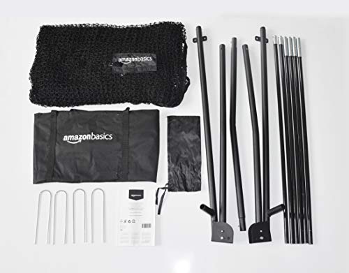 Amazon Basics Portable Golf Net, Practice Hitting Net for Indoor/Outdoor, Quick Setup, Black - style: 10' x 7'