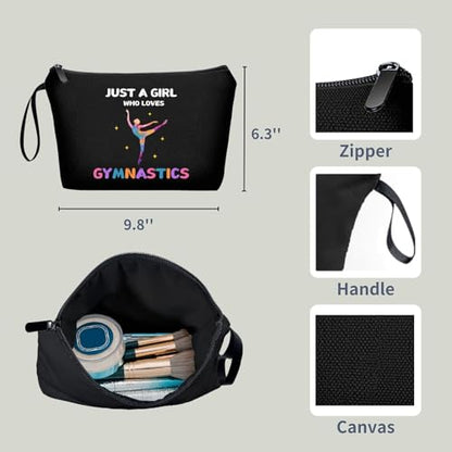 Gymnastics Stuff Accessories for Girls,Teenage Girl Birthday Gifts,Gymnastics Cosmetic Makeup Bag - color: Gymnastics-H
