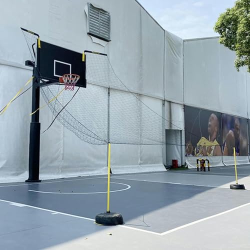 Basketball Shooting Machine Ball Rebounder Automatic, Basketball Hoop Return Attachment for Kids Youth Adults