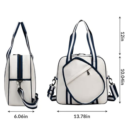 Pickleball Bag, Pickleball Backpack for Women and Men,Pickleball Paddle Tote Bag Large Capacity,Hand Shoulder Gym Bag with Pickleball Racquet/Paddle Holder