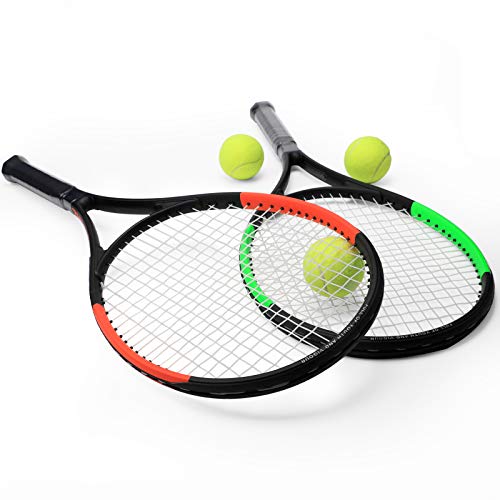 KEVENZ Tennis Racket with Carring Bag,Professional Tennis Racquet for Adults, Light Weight and Shock Proof, Green…