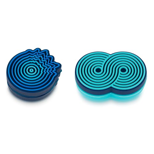 Get A Grip Tennis Dampeners – Vibration Dampener for Tennis Rackets – Shock Absorbing, Reduce String Vibration & Improve Feel – Fun, Colourful, Retro Designs – Tennis Accessories Gift - color: Drop The Beat