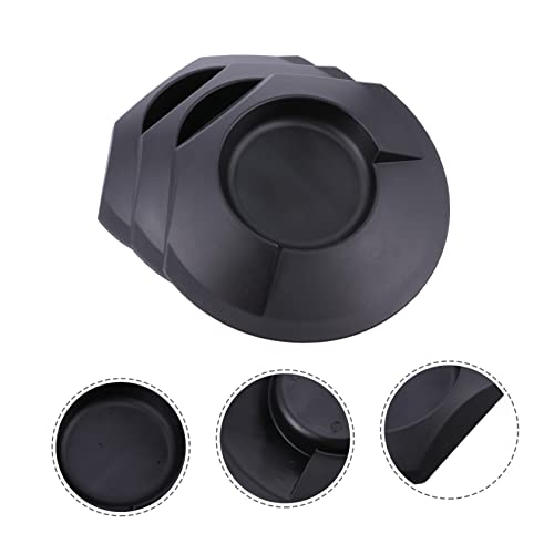Abaodam 3Pcs Golf Putter Practice Cup Portable Putting Training Aid for Home Office Gym Lightweight Golf Disc for Perfecting Your Putting Skills Anywhere Black