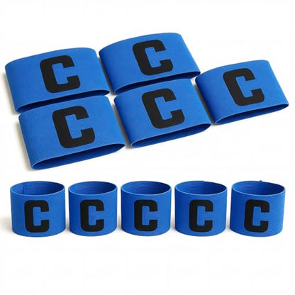 Football Soccer Captain's Armbands Captain Armband Special Custom Size for Kids and Youth - color: Blue