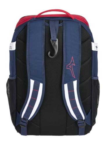 Mizuno Organizer 26 Backpack - color: Navy-Red