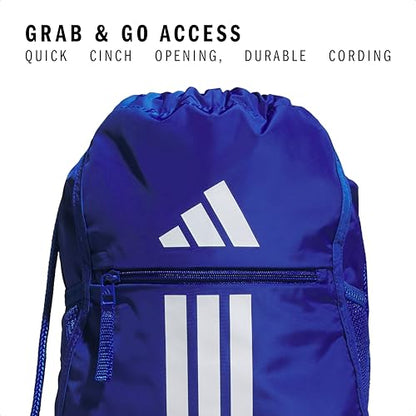 adidas Alliance Sackpack – Drawstring Backpack for Sports, Small Gym Bag - color: Team Royal Blue/3