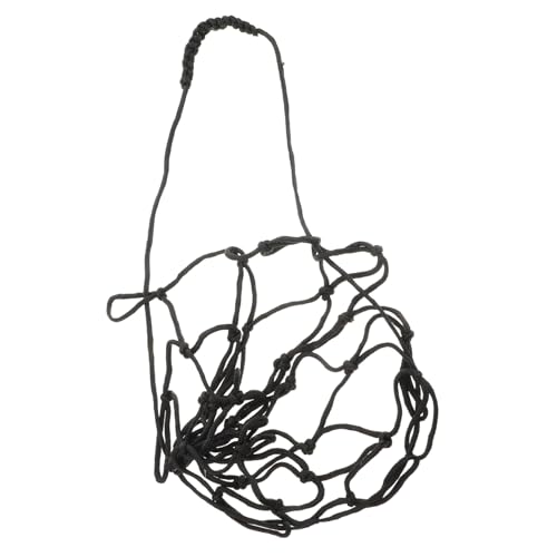 GALPADA Football Juggling Trainer Net Adjustable Soccer Training Equipment for Youth Black Football Kick Throw Practice Aid Easy Storage Portability