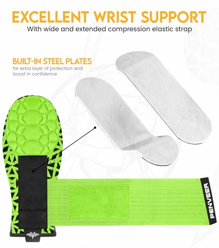 Baseball Sliding Mitt Youth & Adult, Sliding Glove for Baseball, Softball Sliding Guard, Left and Right Hands - color: Neon Green Texture, size: Adult