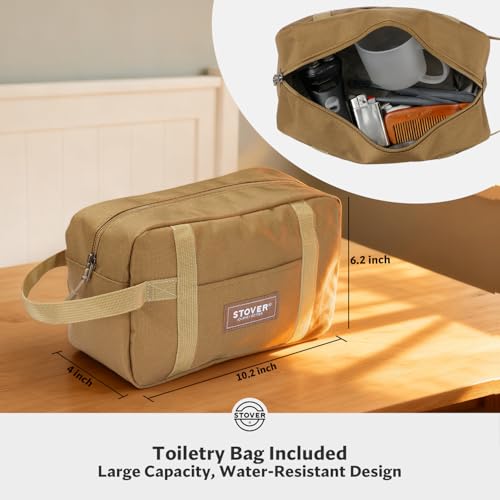 STOVER 45/80/100L Rolling Duffel Bag with Wheels, X-Large Durable Travel Duffle + Toiletry Bag, Heavy Duty, Packable with Shoulder Straps- Use as Luggage or Backpack (Camouflage) - color: Camouflage