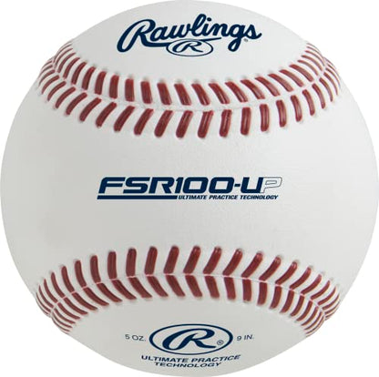 Rawlings | Ultimate Practice Baseballs | Youth/High School/College | Added Lifespan + Weather Resistant | Dozen & Bucket Options - color: White - College/Box of 12, size: Box of 12