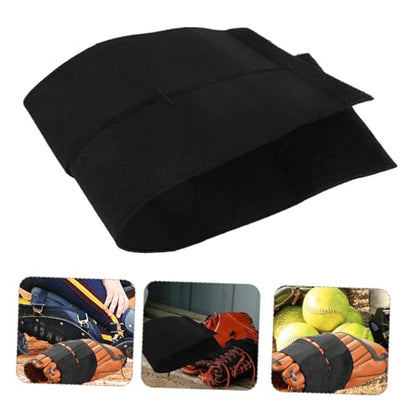 BESPORTBLE Baseball Gloves Strap with Adjustable Elastic Band Nylon Wrap for Baseball Gloves for Catching and Protection