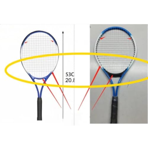 Tennis Racket for Tennis,Tennis Racquet Professional Outdoor Games Training Equipment Practice for Park Beginner, 53cm