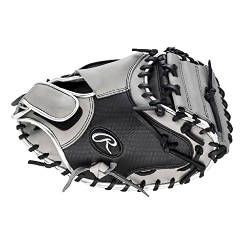 Rawlings Gamer XLE Speed Shell Series Baseball Infield | Catcher | Utility Glove | Mitt | Travel | Youth | 11.5” | 12.25” | 32.5” | Black | Grey | Right | Left - size: 32.5"