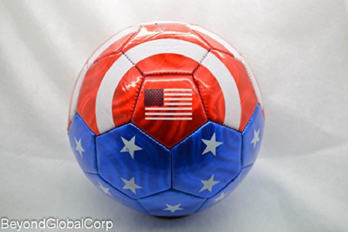 USA Flag Soccer Ball Summer Outdoor Sport Soccer Fan 2014 World Cup United States Ball Size 5!