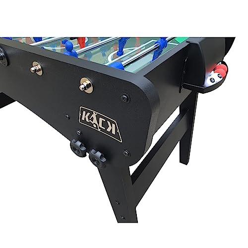 KICK Phoenix 55" Folding Foosball Table – Compact Indoor Game Table - color: Black