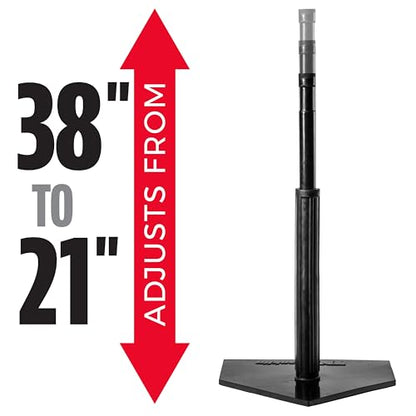 Franklin Sports Baseball Batting Tee - Hitting Tee for Baseball, Tee Ball and Softball Batting Practice - Adjustable Tee Stand - Heavy Duty Youth and Adult Batting Tee