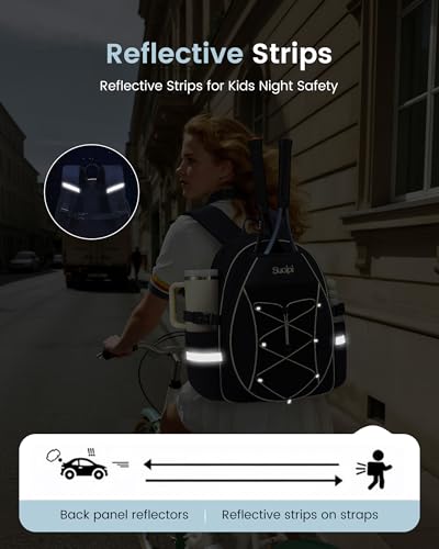 Tennis Bag for Kids, Professional Youth Tennis Bag Backpack, Tennis Racket Bags for Women, Tennis Gifts for Boys Girls